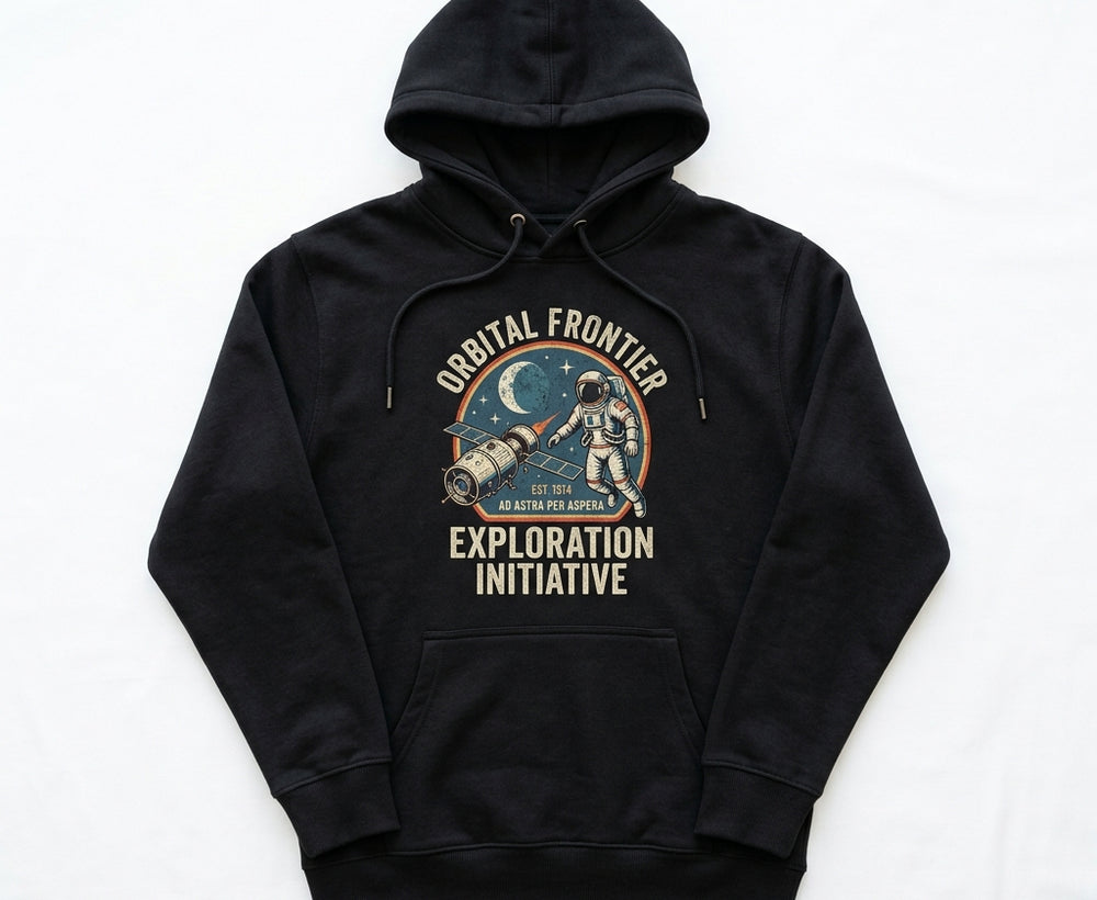 Premium Unisex Hoodie - Retro Space Hype