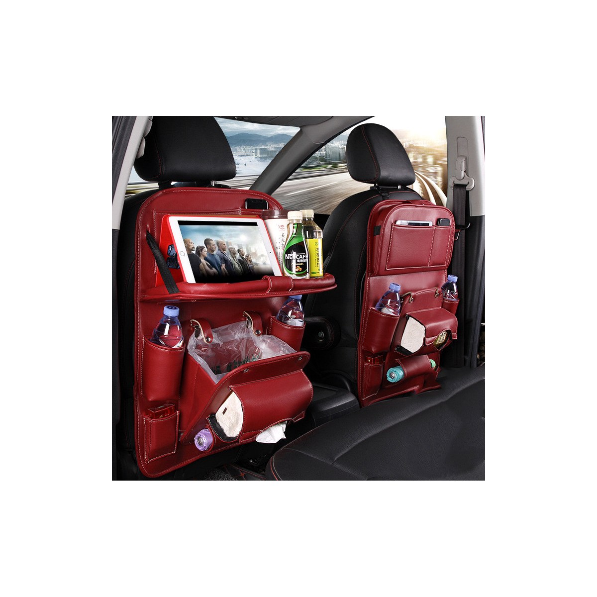Backseat Organizer – Keep Your Car's Rear Cabin Tidy & Within Reach - product image 2