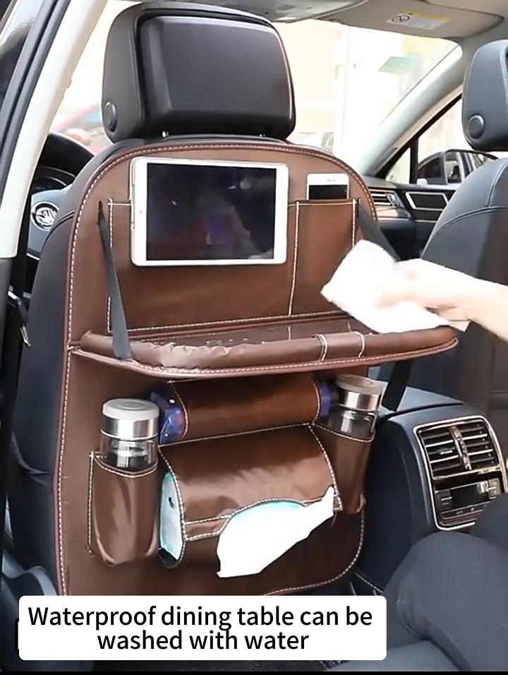 Backseat Organizer seat-back storage view