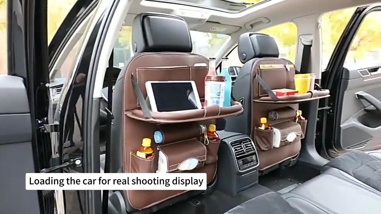 Backseat Organizer angle view
