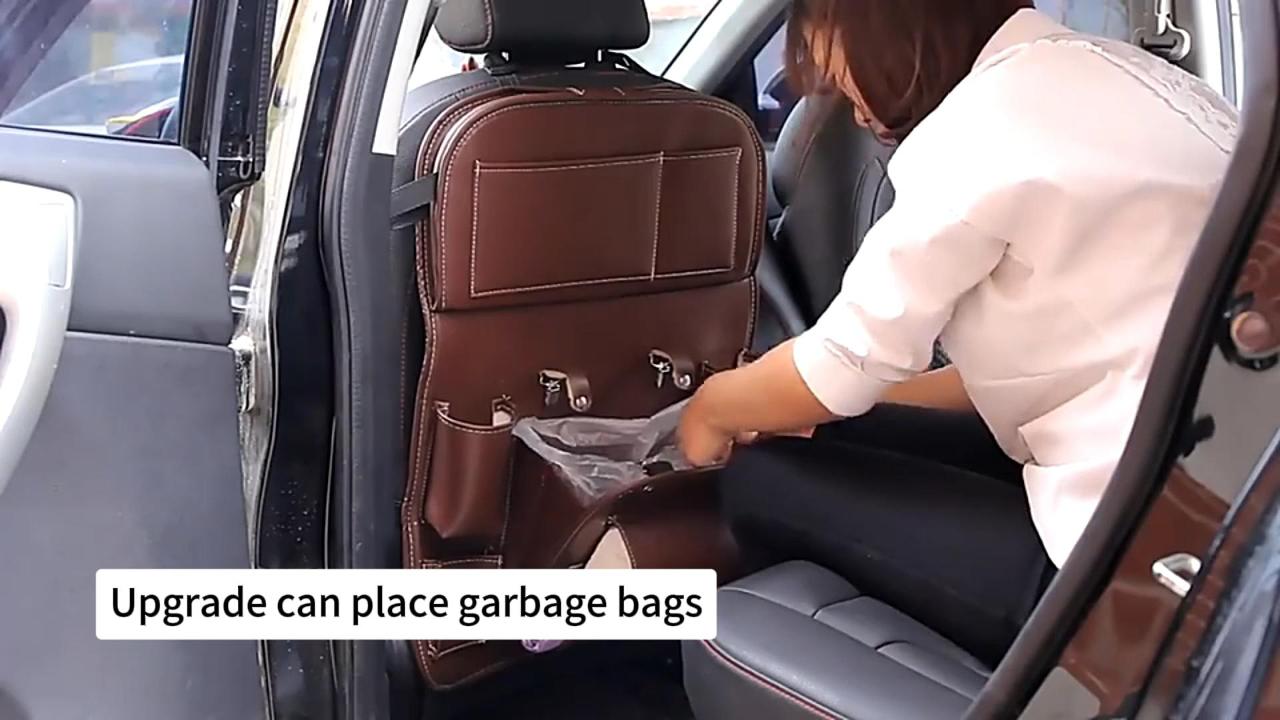 Backseat Organizer complete set