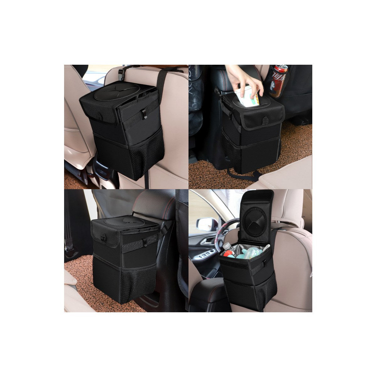 Leakproof Car Trash Can – No-Spill Cabin Waste Bin for Cleaner Daily Drives - product image 5
